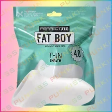 Perfect Fit FAT BOY Thin Sheath 4" Penis Extender💋Cock Sleeve Girth Enlarger