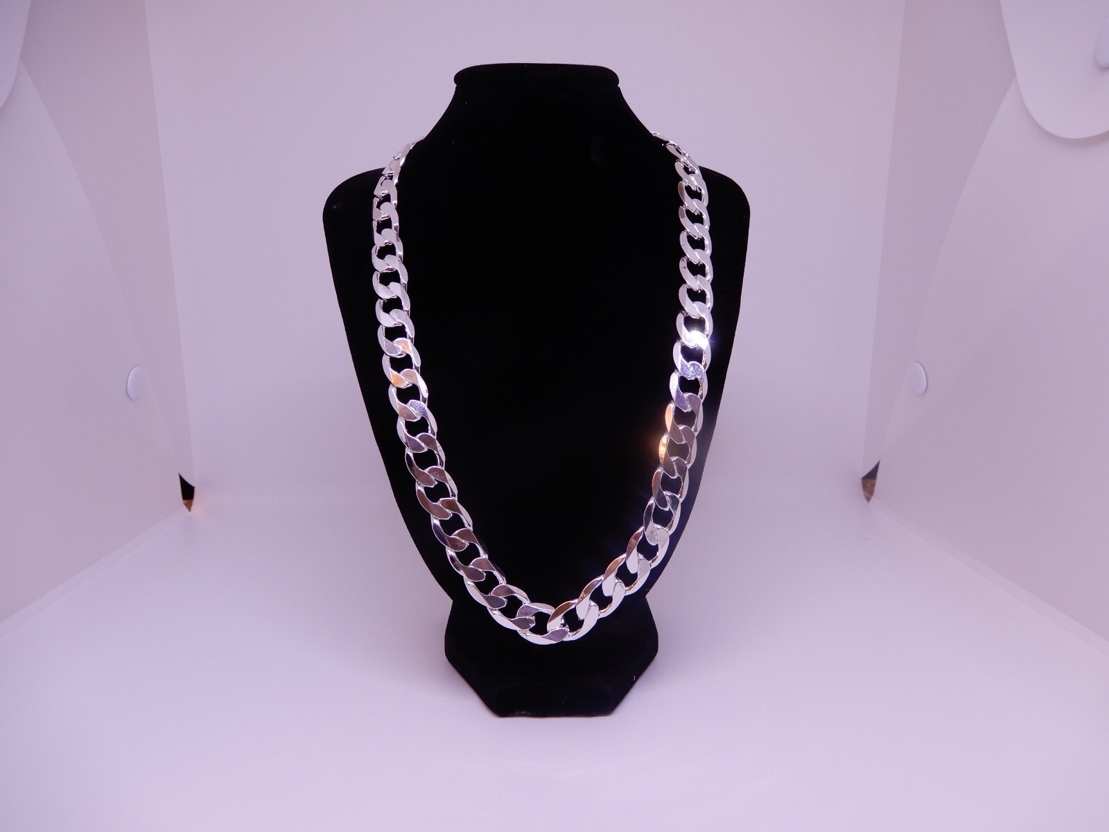 Curbed Chain Silver Bullion - 94 Grams Sterling Silver Curbed Chain 55cm | eBay