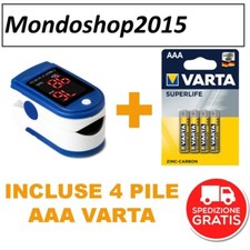 MISURATORE DI OSSIGENO PORTATILE DA DITO PULSOSSIMETRO OSSIMETRO SATURIMETRO IT