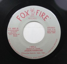 Country 45 Jason Hawkins - I Will / The Devil'S Angel On Fox Fire