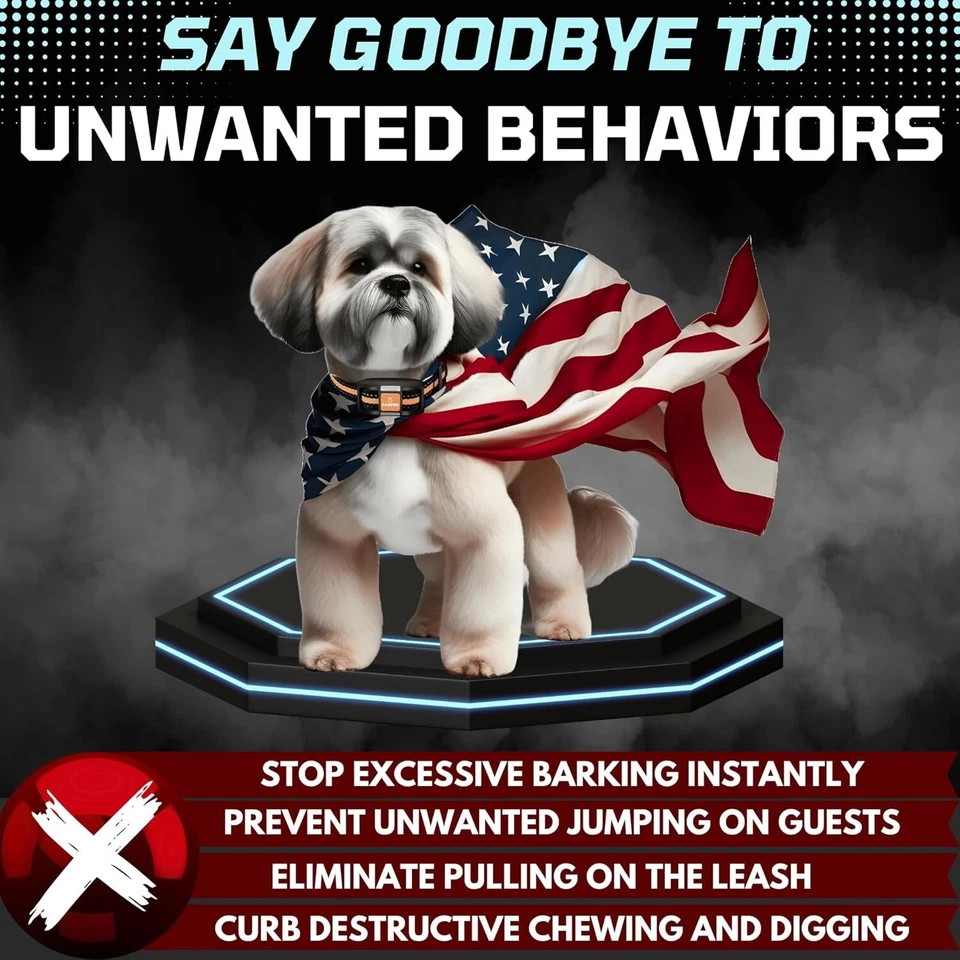 Dog Shock Collar with Remote, Unmatched 4-Mile Range,124 Training Levels 4 Modes - Image 3 of 4