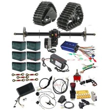 Snow Sand Rear Wheel Track 40''Axle Kit 72V 1500W Differential Motor for Go Kart