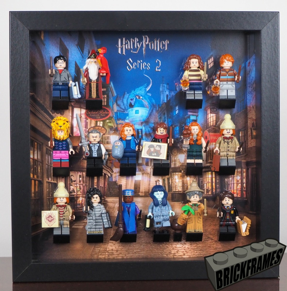 RIBBA SANNAHED Display case frame to display Lego Harry Potter