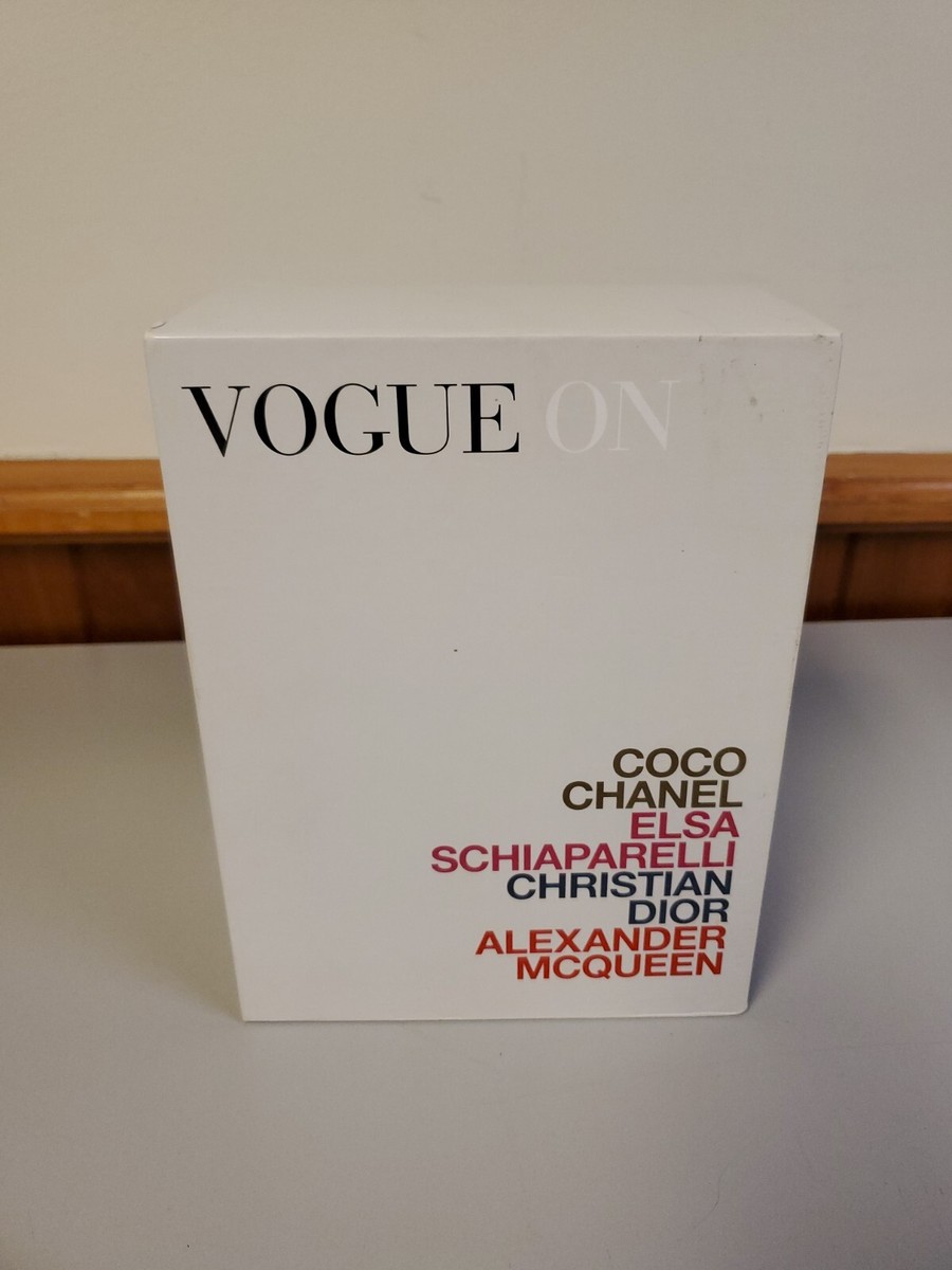 VOGUE ON RARE 4PC BOOK COLLECTION WITH SLIP COVER CANEL DIOR ELSA