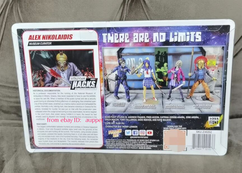 Boss Fight Studio 3.75in Alex Nikolaidis Museum Curator Action