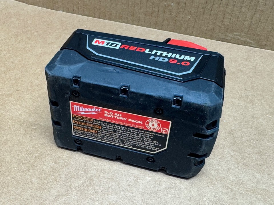 MILWAUKEE [48-11-1890] GENUINE M18 18V HIGH DEMAND HD9.0 9AH REDLITHIUM ...