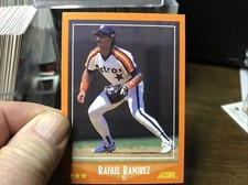 1988 Score Rookie & Traded Card RAFAEL RAMIREZ # 12 T