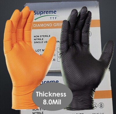 Gardening Gloves Nitrile Gloves Wickes Orange Wickes Disposable - Main Image