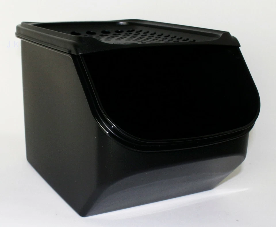 TUPPERWARE Zwiebel-Lager 5,5L schwarz Vorratslagerung
