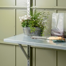 ✓ Hörmann Berry Klapptisch-Set inkl. Regalleisten für Gerätehaus