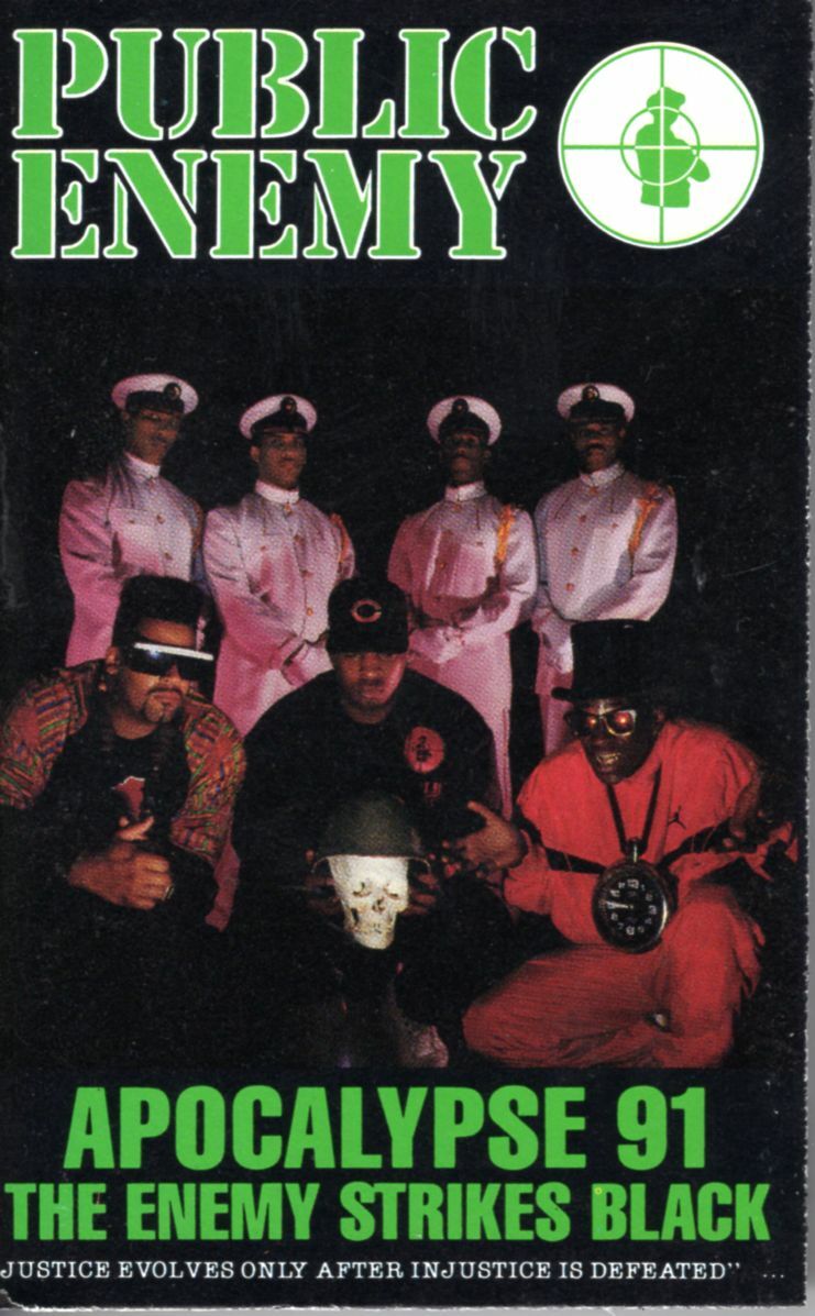 Public Enemy Apocalypse 91 Enemy Strikes Back w/Lyrics Insert 1991 