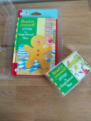 Read It Yourself: Level Two: The Gingerbread Man Buch + Kassette mc set ovp