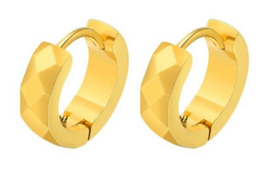 OHRRINGE HERREN DAMEN UNISEX MIT GEOMETRIEN EDELSTAHL