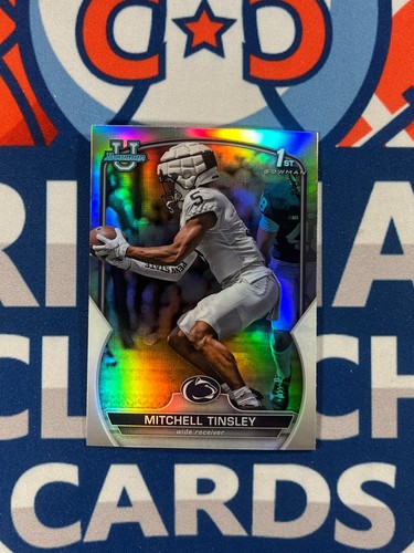 2022 Bowman University Chrome Refractor Mitchell Tinsley #72