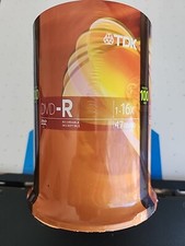 TDK DVD-R 1-16x 4.7 GB Recordable Disks 100 Pack Brand New Sealed
