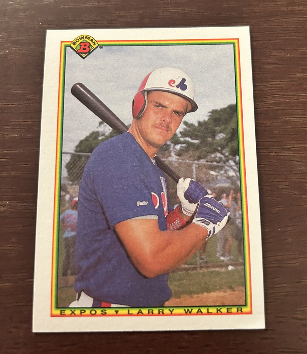 1990 Bowman Baseball #117 Larry Walker RC
