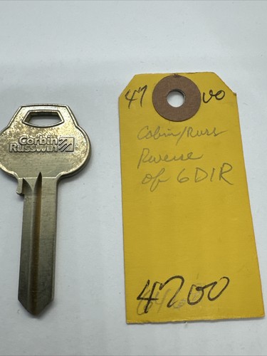 Corbin Russwin 6DIR Uncut Key Blank - NOS - Picture 3 of 6