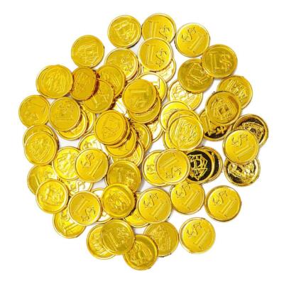 1000 Plastic Gold Pirate Coins – Treasure Chest Play Money For Birthday Party Favors & Pirate Themes 13 thumbnail image