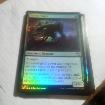 Splinterfright. Foil, MTG