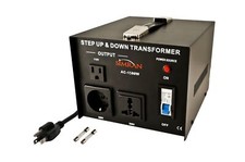 Simran AC-1500 Voltage Power Converter Step up Down Transformer 110 Volt 220 ...