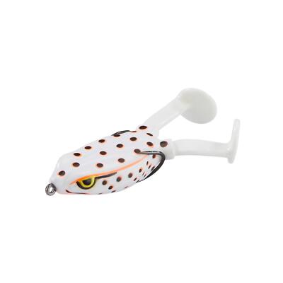 Balzer Shirasu Paddle Frog Albino 12cm - Super scharfe Drillinge