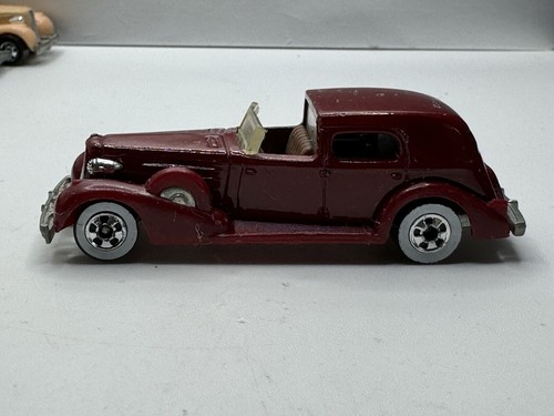 Vintage Hot Wheels '35 Classic Caddy Mattel, Inc. 1981 Burgundy Cadillac NICE - Picture 6 of 9
