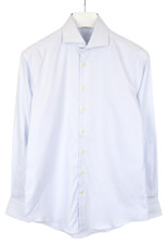 SUITSUPPLY Slim Formal Shirt Men's LARGE Button Up Pinstriped