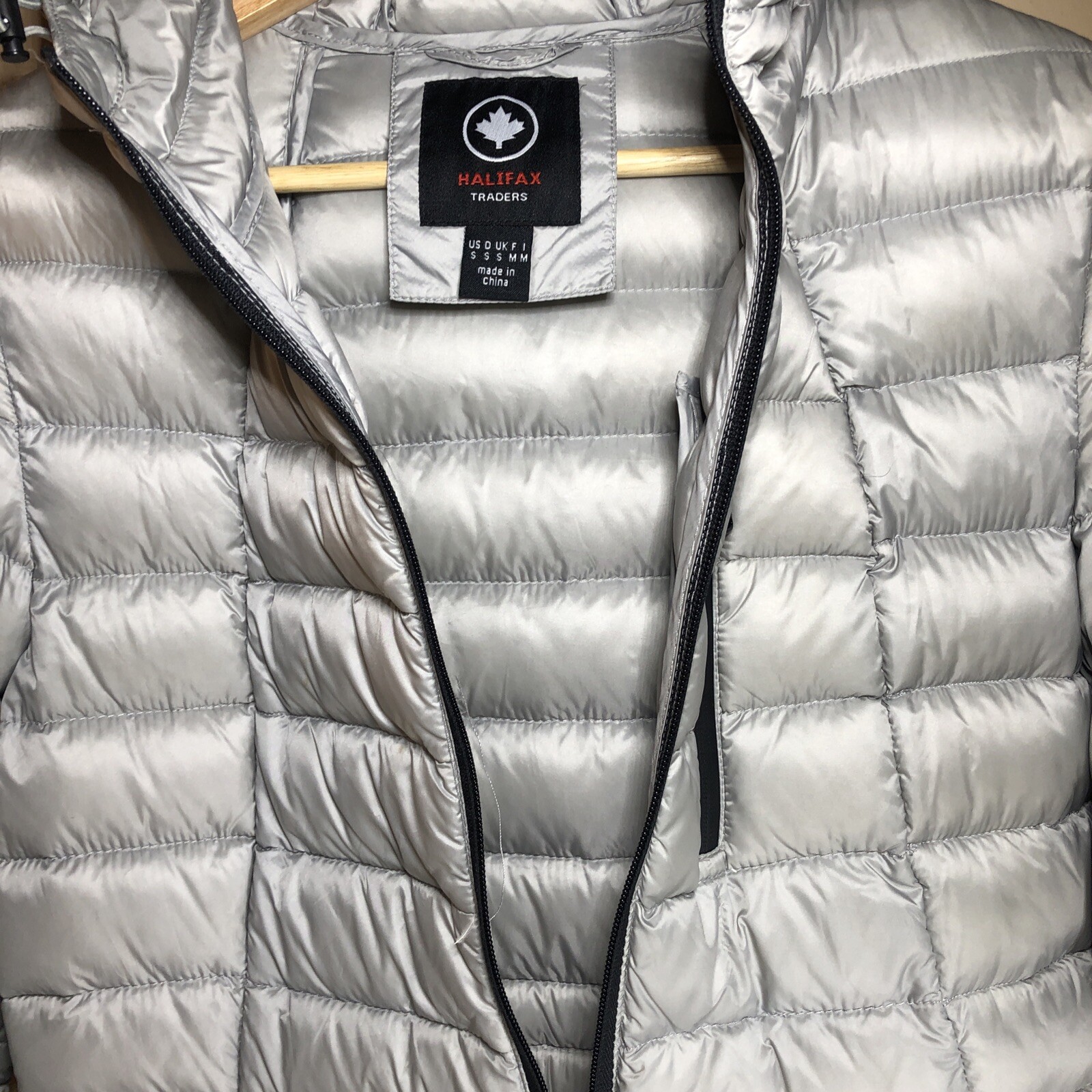 HALIFAX TRADERS Puffer Down JACKET Gray Women's S… - image 8