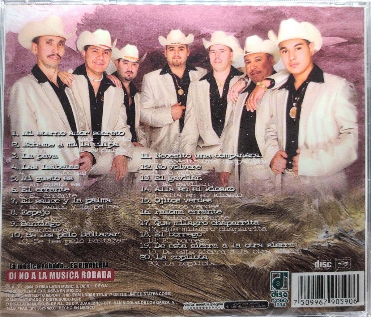 K-Paz De La Sierra - 20 Exitos Con la Fuerza Duranguense (2004, CD
