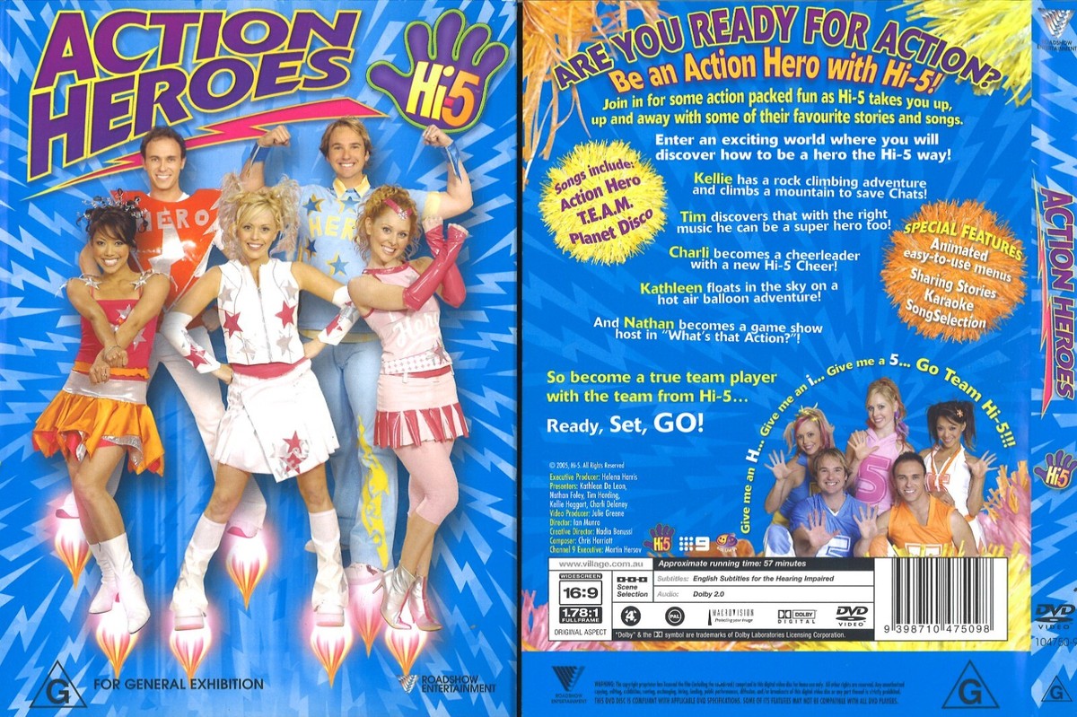 124D NEW Case+ DVD REGION 4 HI-5 ACTION HEROES | eBay Australia