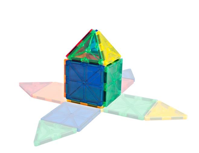 tytan magnetic learning tiles building set with 100 pieces