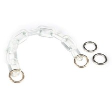 Short Chunky Resin Bag Handle Chain Clear Strap for Handbag Decoration DIY