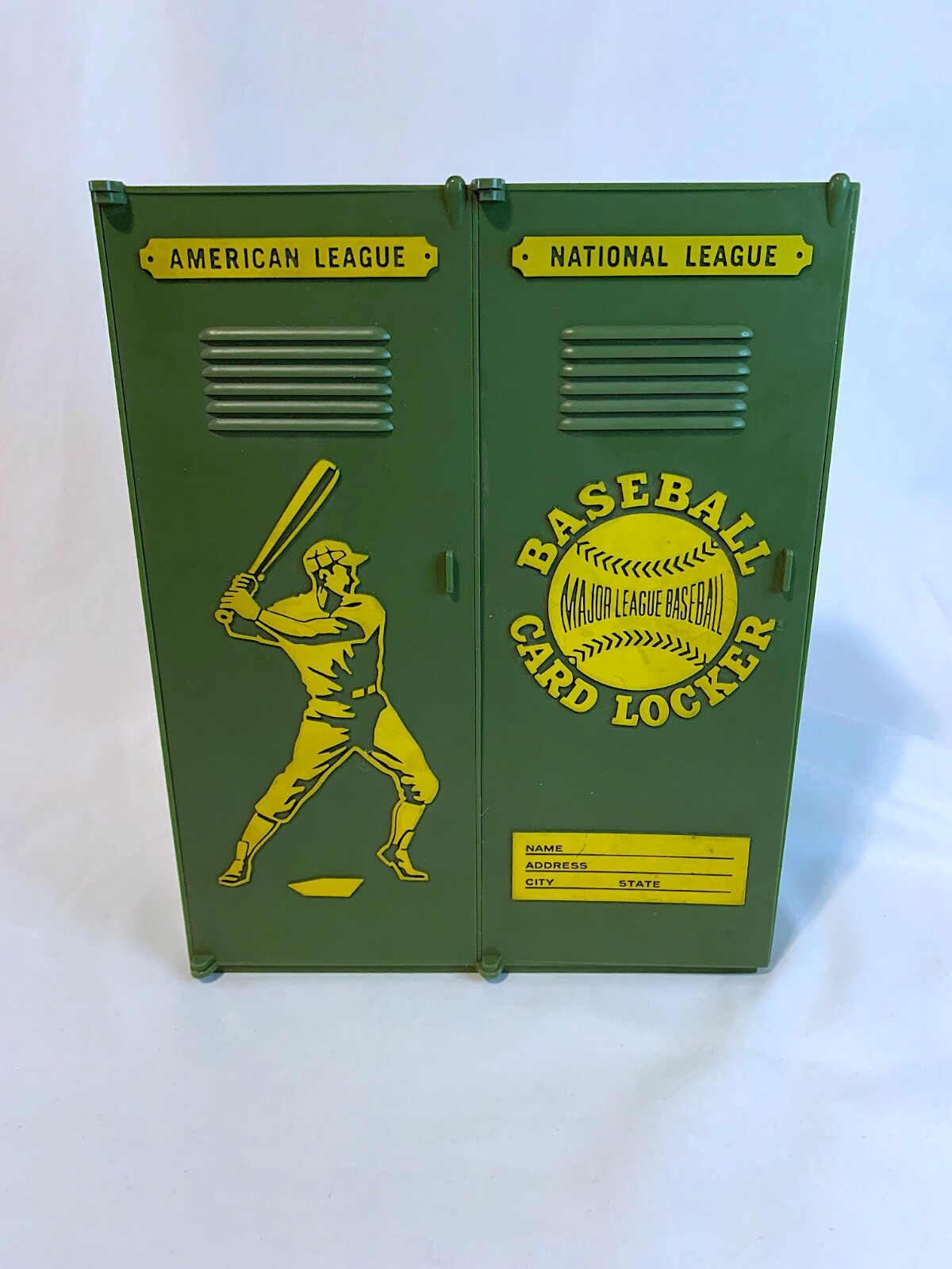 Vintage 1968 Lakeside Toys Collectible Baseball Card Locker (20Teams