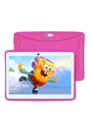 2025 Children Kids Tablet Android 10.1'' 64GB WiFi Dual Camera for Girls Pink