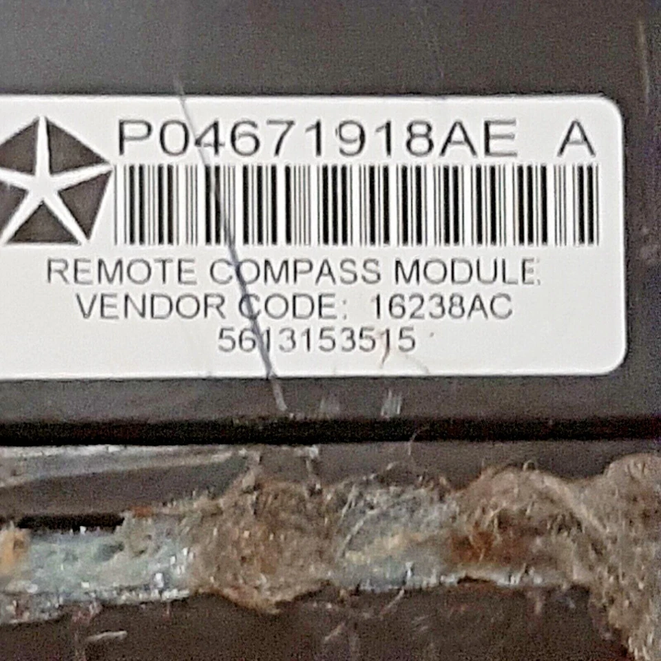 Módulo de brújula remota Jeep Commander Limited 2006 Mopar 4671918AE Foto 3 de 3