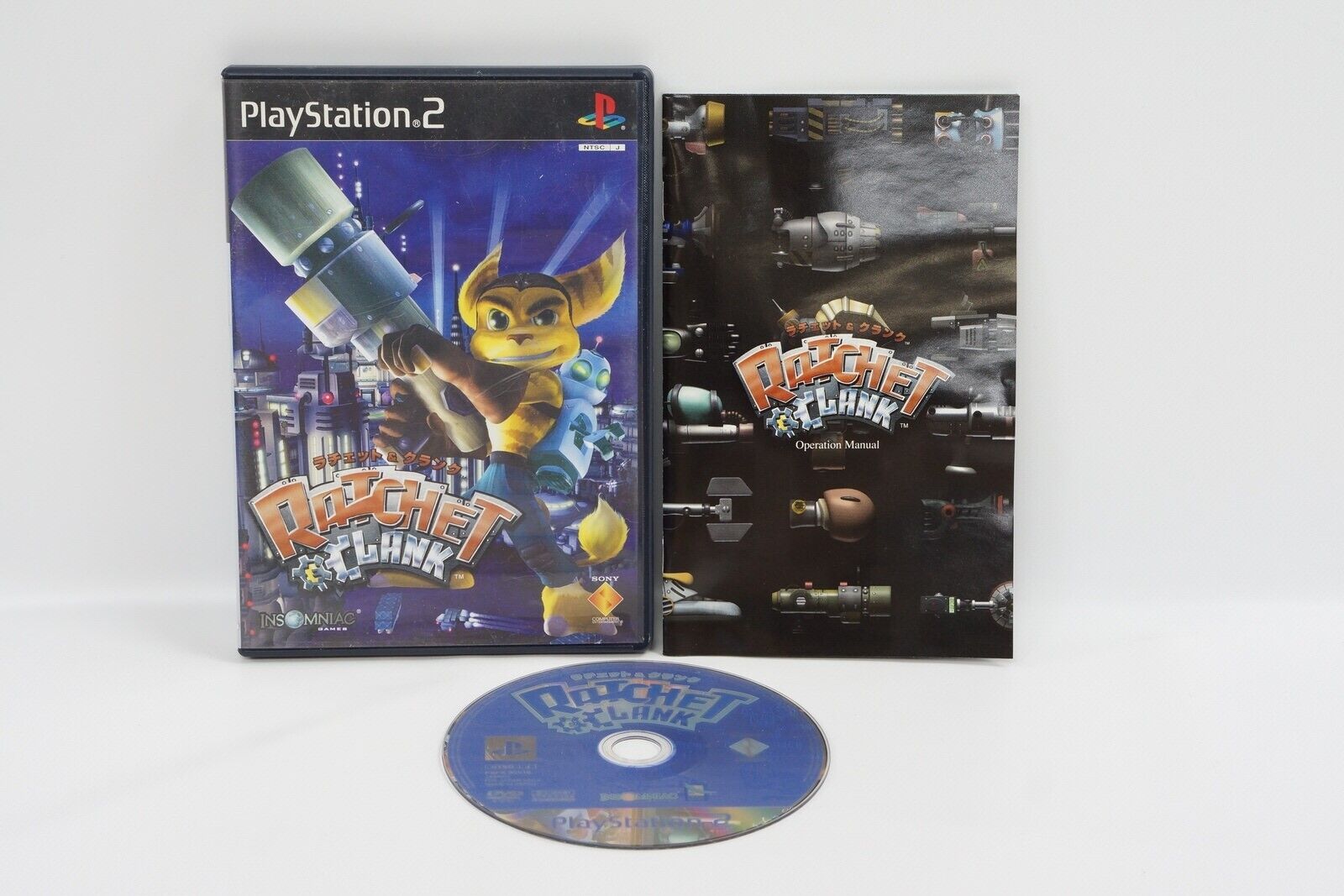 PS2 Ratchet and Clank Sony PlayStation 2 Video Game Import JAPAN #SCPS-15037