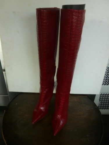 Sam Edelman Fraya2 Red Leather Knee 