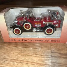 New Sentry Hardware Gendron 1935 Lasalle Fire Truck Pedal Car 1:8 Scale Die Cast