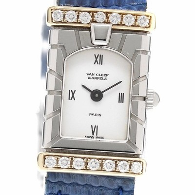 Van Cleef & Arpels Ref.431963T5 Diamant Lünette Quarz Damenuhr aus Japan