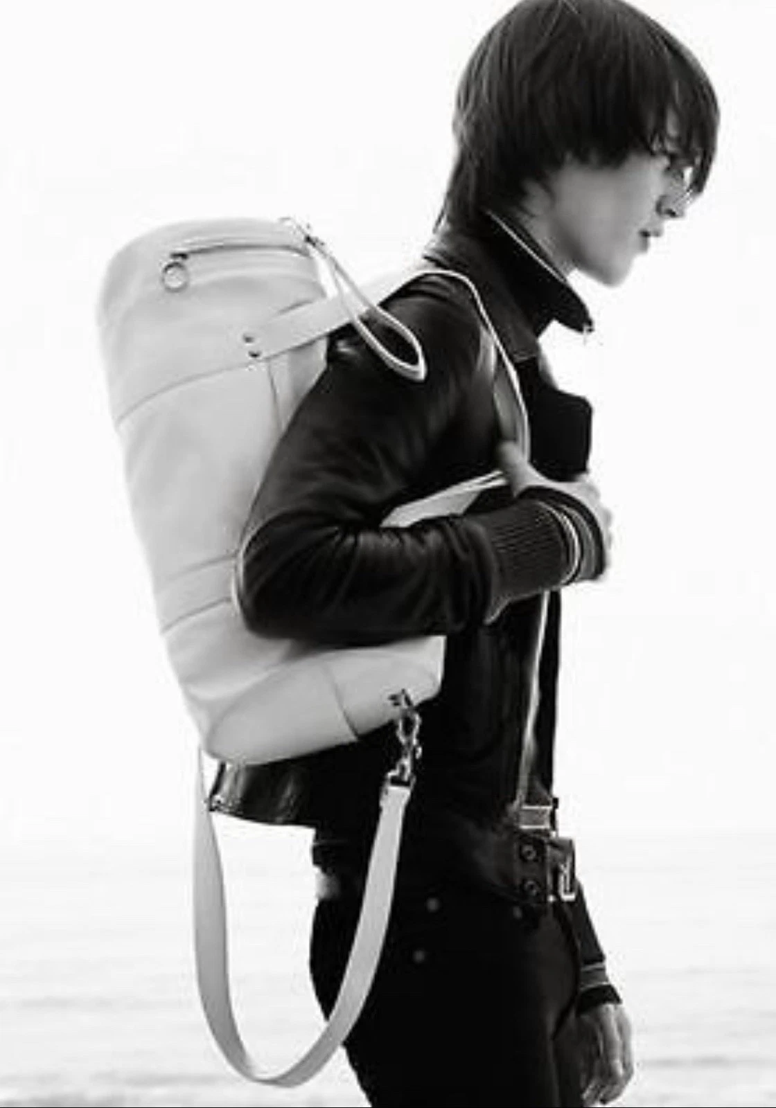 Sac barillet Dior Hedi Slimane 2006, cuir, sans sangle