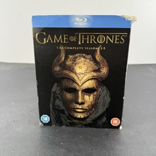 Game of Thrones The Complete Seasons 1-5 with all Episode Guides, Good Cond