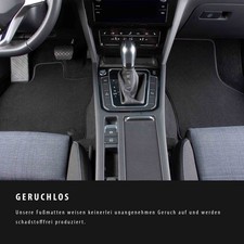 SMK Tappetino per conducente Velours Premium 1 pezzo compatibile con SEAT Leon III 2012-2020 - Standard, Tessuto, Bronzo Lato conducente - Provate un nuovo comfort di guida con un tappetino in velluto