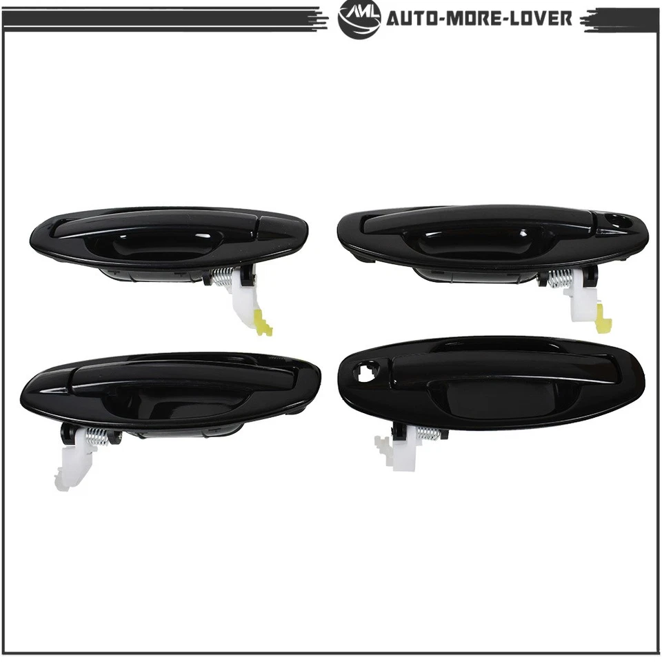 Manijas de puerta exteriores delanteras traseras izquierda derecha para Hyundai Santa Fe 2001-2006 4 piezas Foto 4 de 4