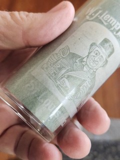 Pre Pro Prohibition Etched Beer Glass W.J. Lemp St Louis Missouri