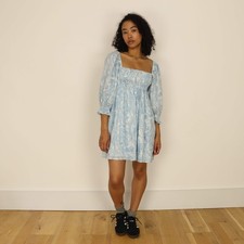 Faithfull The Brand Blue Dress, UK Size 8