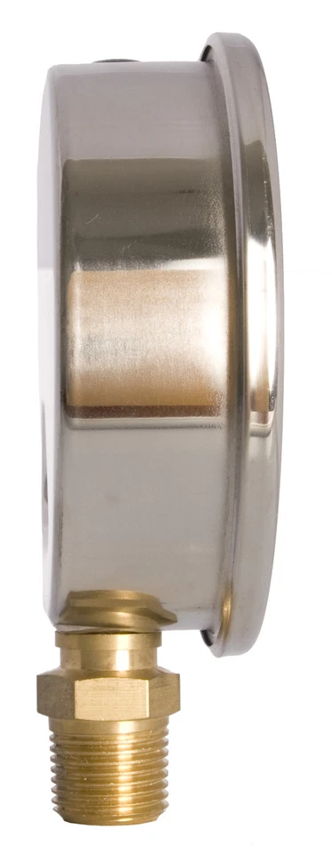 4" Oil Filled Pressure Gauge, SS Case, 1/2" NPT, Lower Mount, 0-10,000PSI - Image 2 of 4