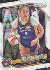 2025 Panini Prizm WNBA Prizms White Seismic #39 Dearica Hamby