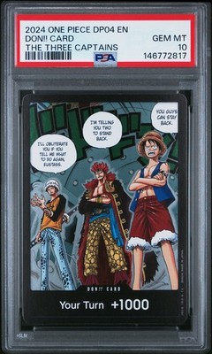 PSA 10 2024 One Piece Double Pack Volume 4 # Don!! Card GEM MT