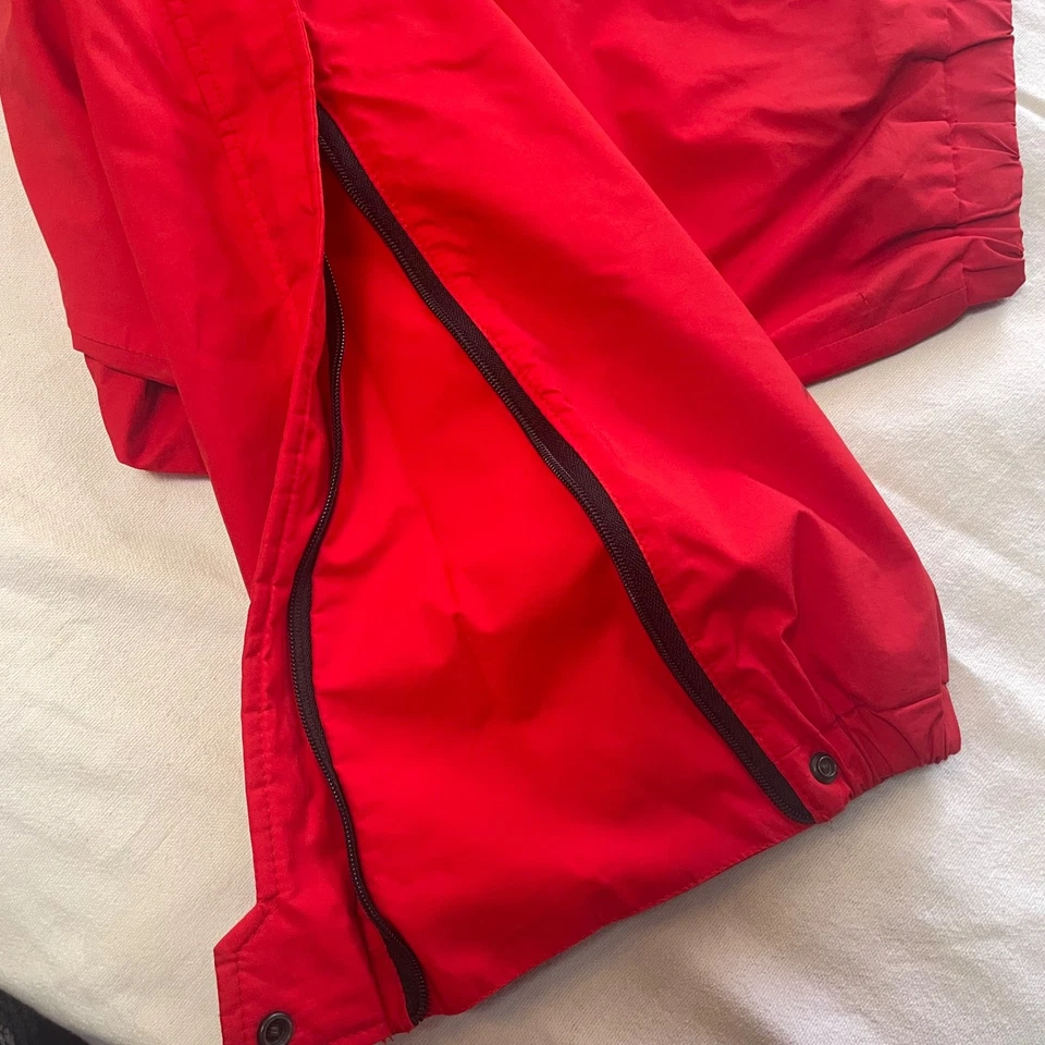 The North Face gore-tex 90 red ski pants size XL - Image 3 of 4