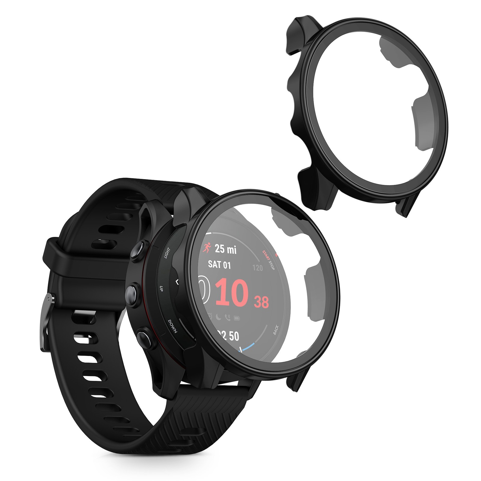 Чехол Hlle для Garmin Forerunner 255 255 Music Silikon Fullbody Schutzhlle 2090₽